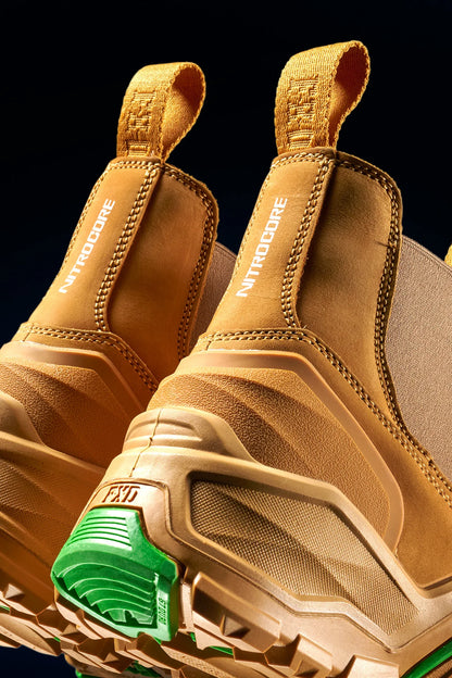 FXD - DURA X3 NITROCORE™ SLIP ON, HIGH PERFORMANCE WORK BOOTS  - WHEAT
