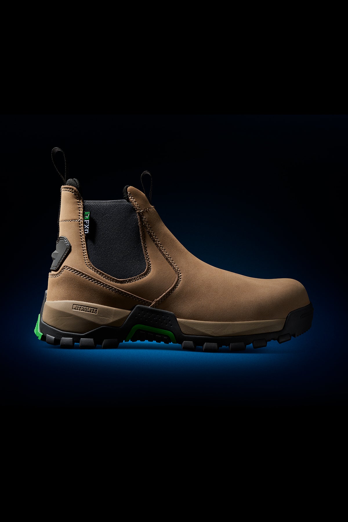 FXD WB-4 ELASTIC SIDE SAFETY BOOT STONE