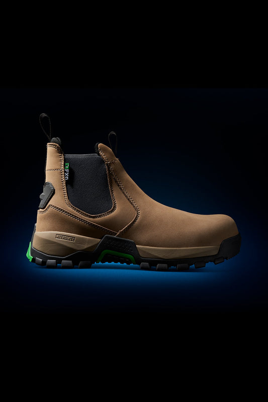 FXD WB-4 ELASTIC SIDE SAFETY BOOT STONE