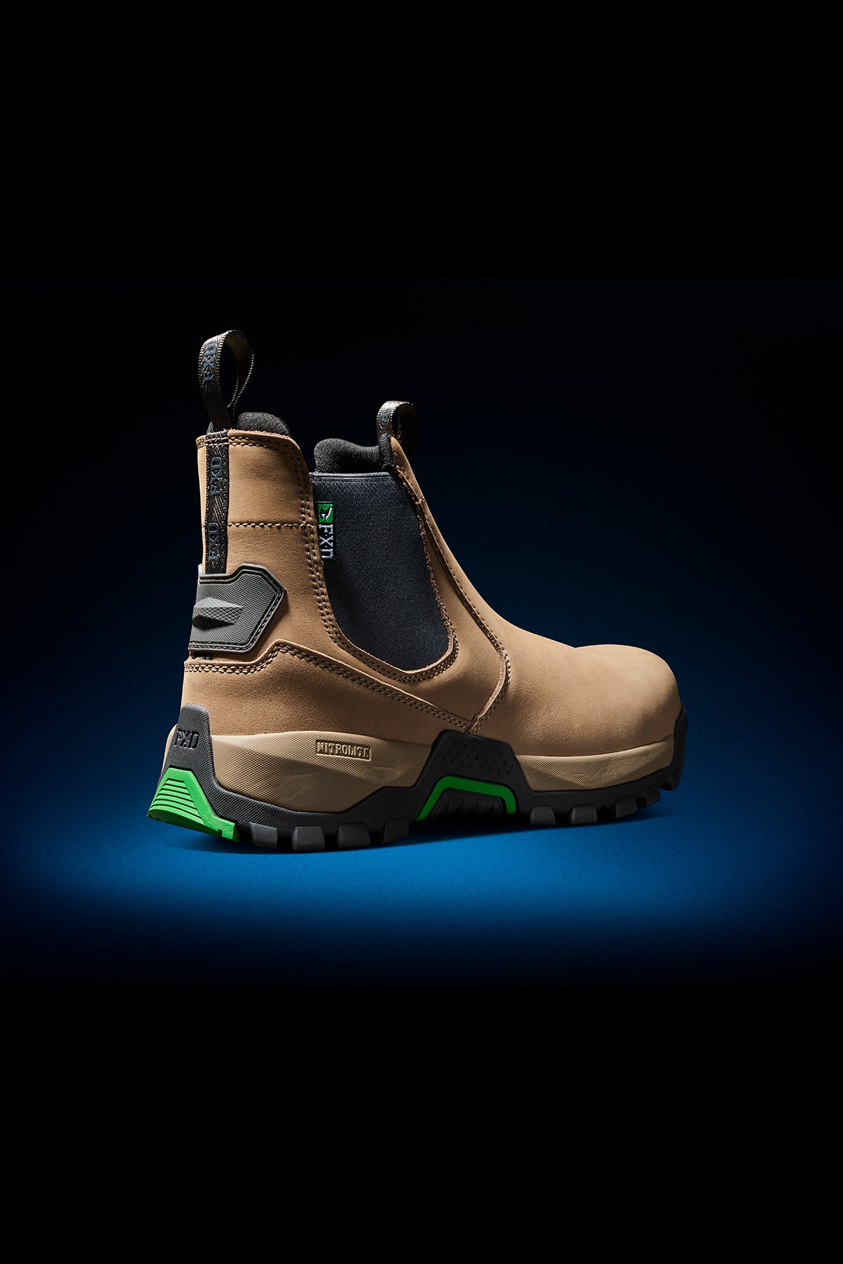 FXD WB-4 ELASTIC SIDE SAFETY BOOT STONE