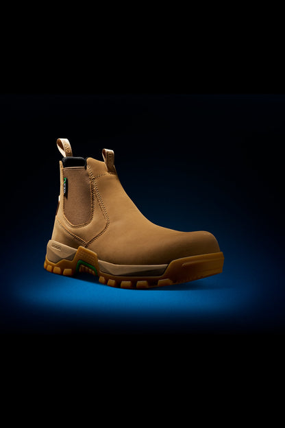 FXD WB-4 ELASTIC SIDE SAFETY BOOT WHEAT