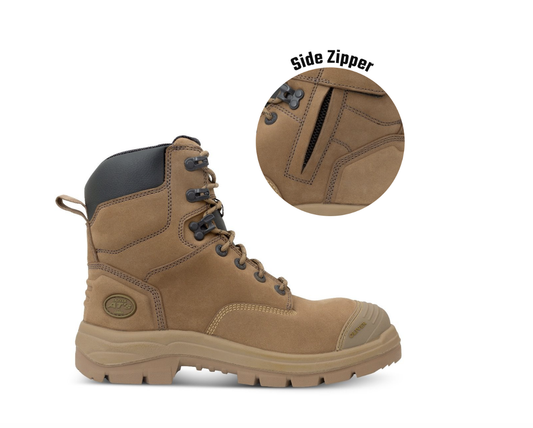 OLIVER 55352Z 150MM STONE ZIP SIDED BOOTS