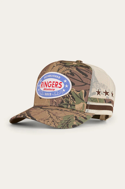 RINGERS WESTERN SHOOTER DEEP FIT TRUCKER CAP - CAMO
