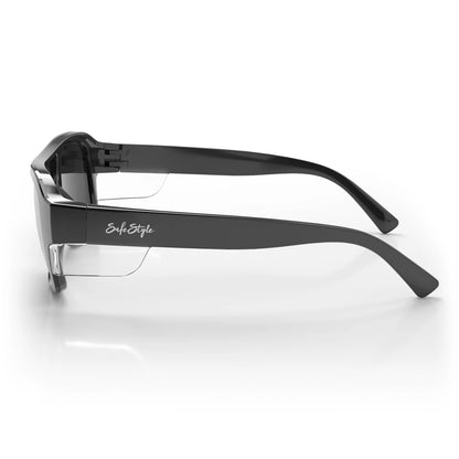 SAFESTYLE SKYLINES BLACK FRAME GREY POLARISED LENS