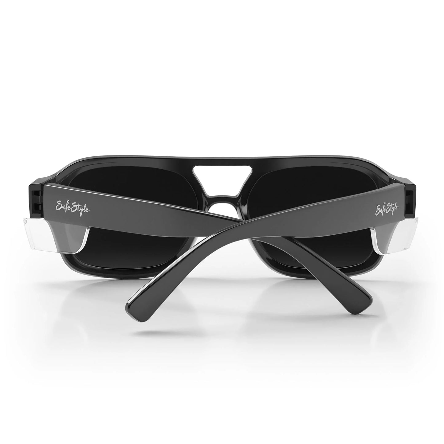 SAFESTYLE SKYLINES BLACK FRAME GREY POLARISED LENS