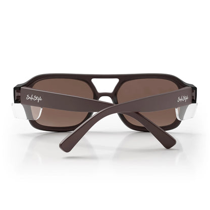 SAFESTYLE SKYLINES CHOCOLATE FRAME BROWN POLARISED LENS