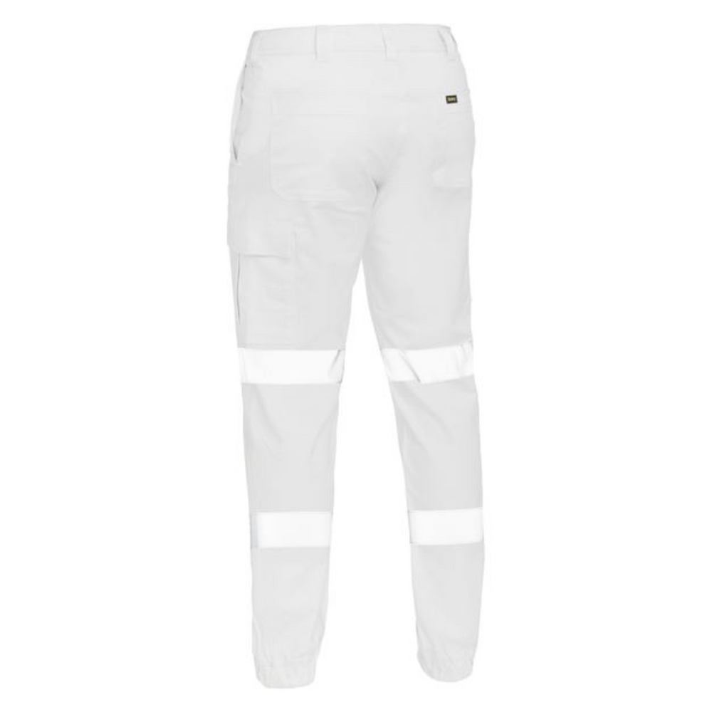 
                  
                    BISLEY TAPED BIOMOTION STRETCH COTTON DRILL CARGO CUFFED PANTS - WHITE
                  
                