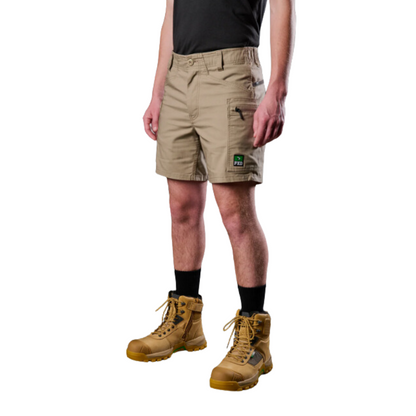 FXD WS-6 - STRETCH CARGO SHORTS - KHAKI