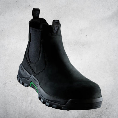 FXD WB-4 ELASTIC SIDE SAFETY BOOT BLACK