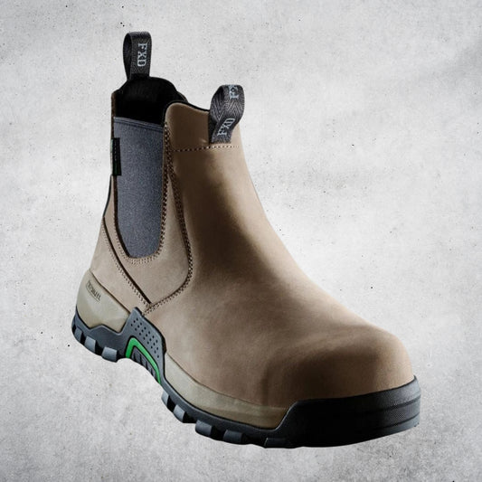 FXD WB-4 ELASTIC SIDE SAFETY BOOT STONE