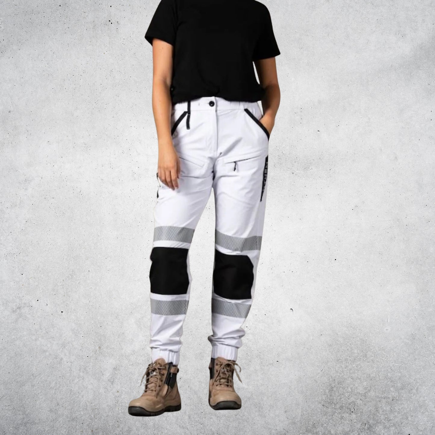 ANTHEM WOMEN'S TRIUMPH PANT WITH TAPE - WHITE