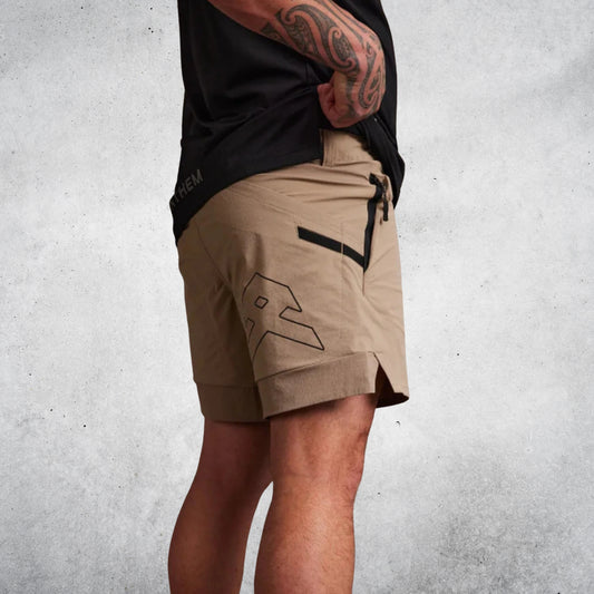 ANTHEM AGILITY SHORTS - KHAKI