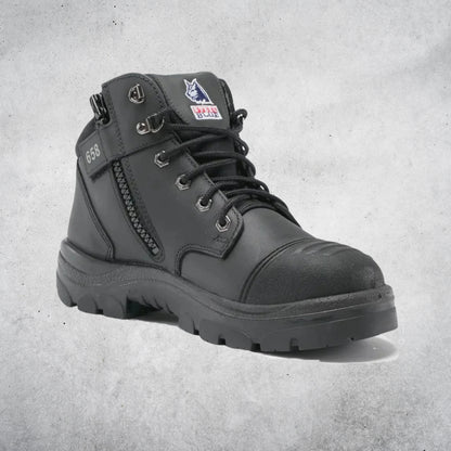 STEEL BLUE 312658 PARKES ZIP BOOTS - BLACK