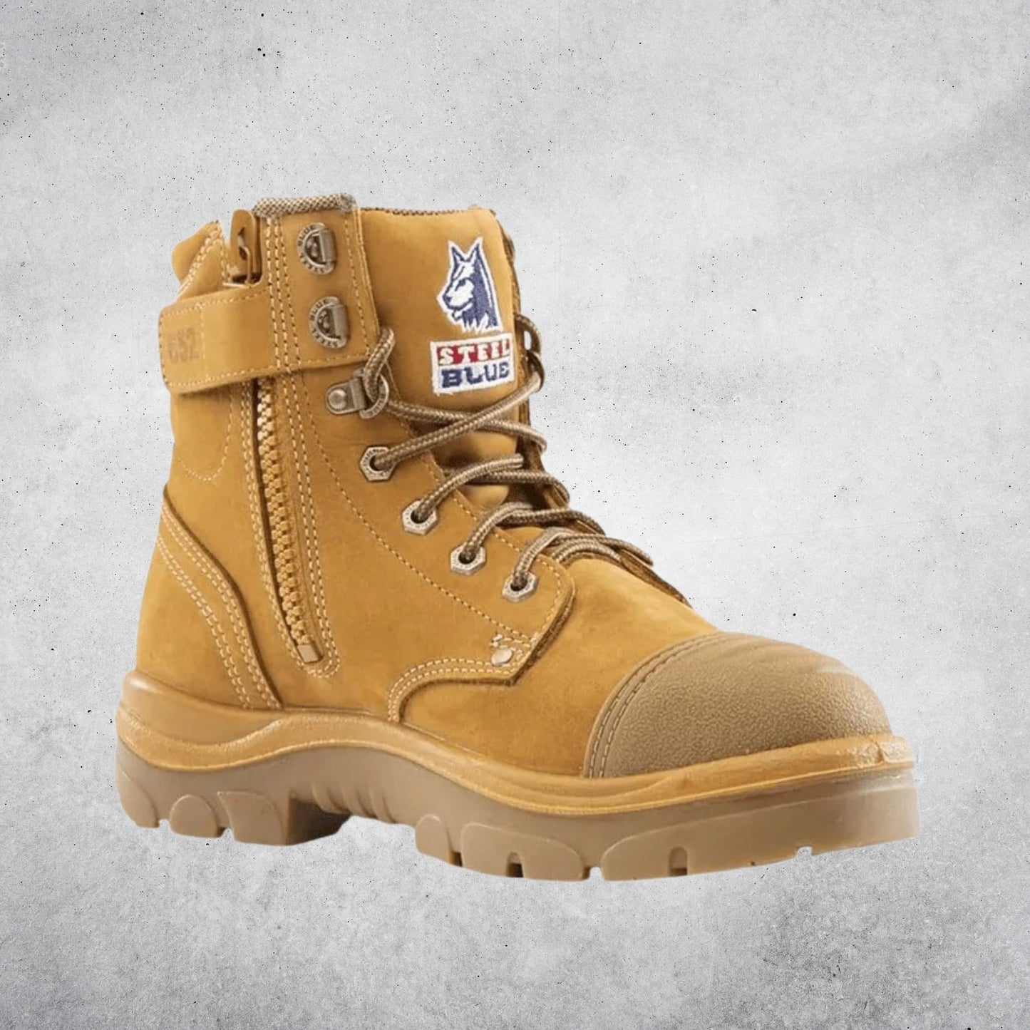 STEEL BLUE 312652 - ARGYLE ZIP SCUFF CAP BOOTS - WHEAT