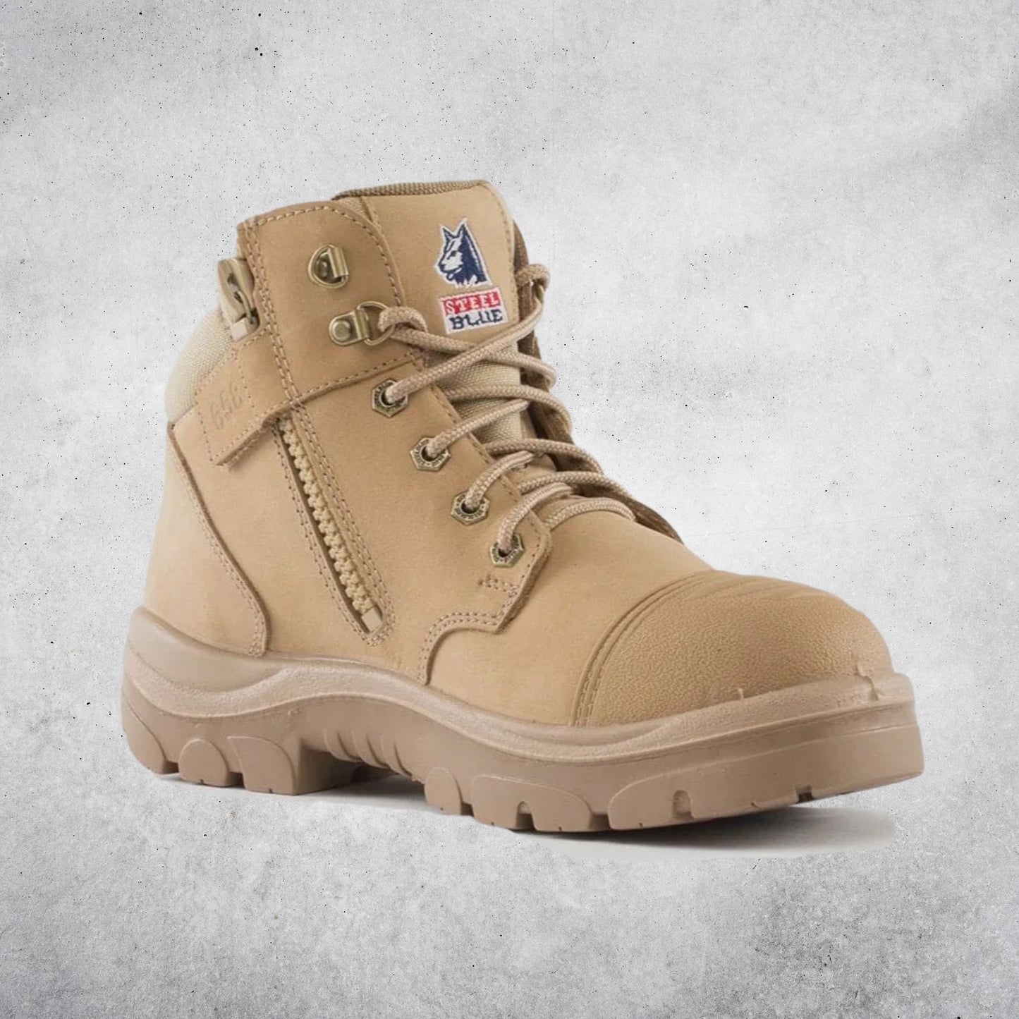 STEEL BLUE 312658 PARKES ZIP BOOTS - SAND