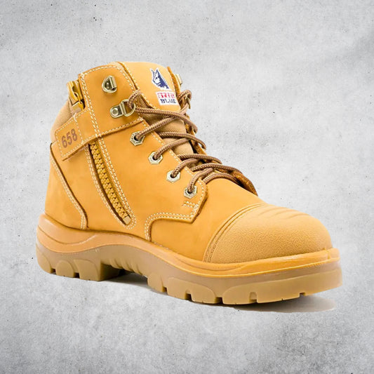 STEEL BLUE 312658 PARKES ZIP BOOTS - WHEAT