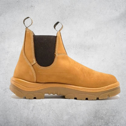 STEEL BLUE 312101 HOBART SLIP ON BOOTS - WHEAT
