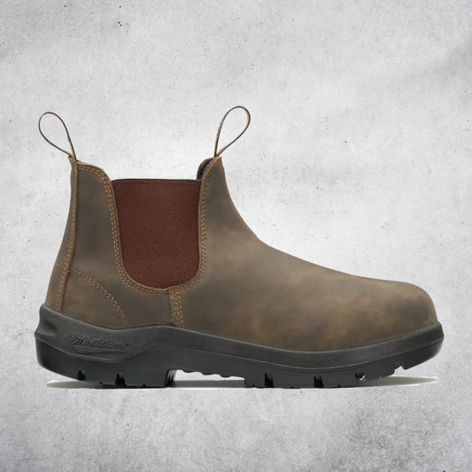 BLUNDSTONE #730 NON SAFETY- E/S V CUT - BROWN