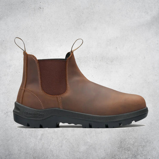 BLUNDSTONE #720 NON SAFETY- E/S V CUT -  BROWN