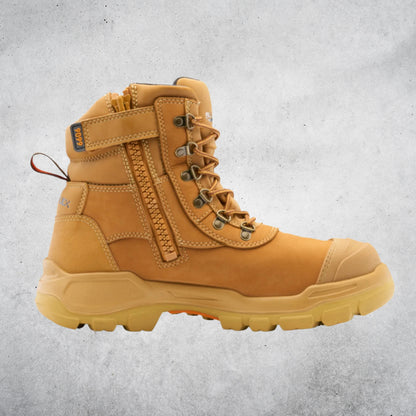 BLUNDSTONE #9099 UNISEX ROTOFLEX SAFETY BOOTS - WHEAT