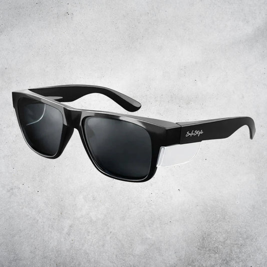 SAFESTYLE FUSIONS BLACK FRAME/TINTED LENS