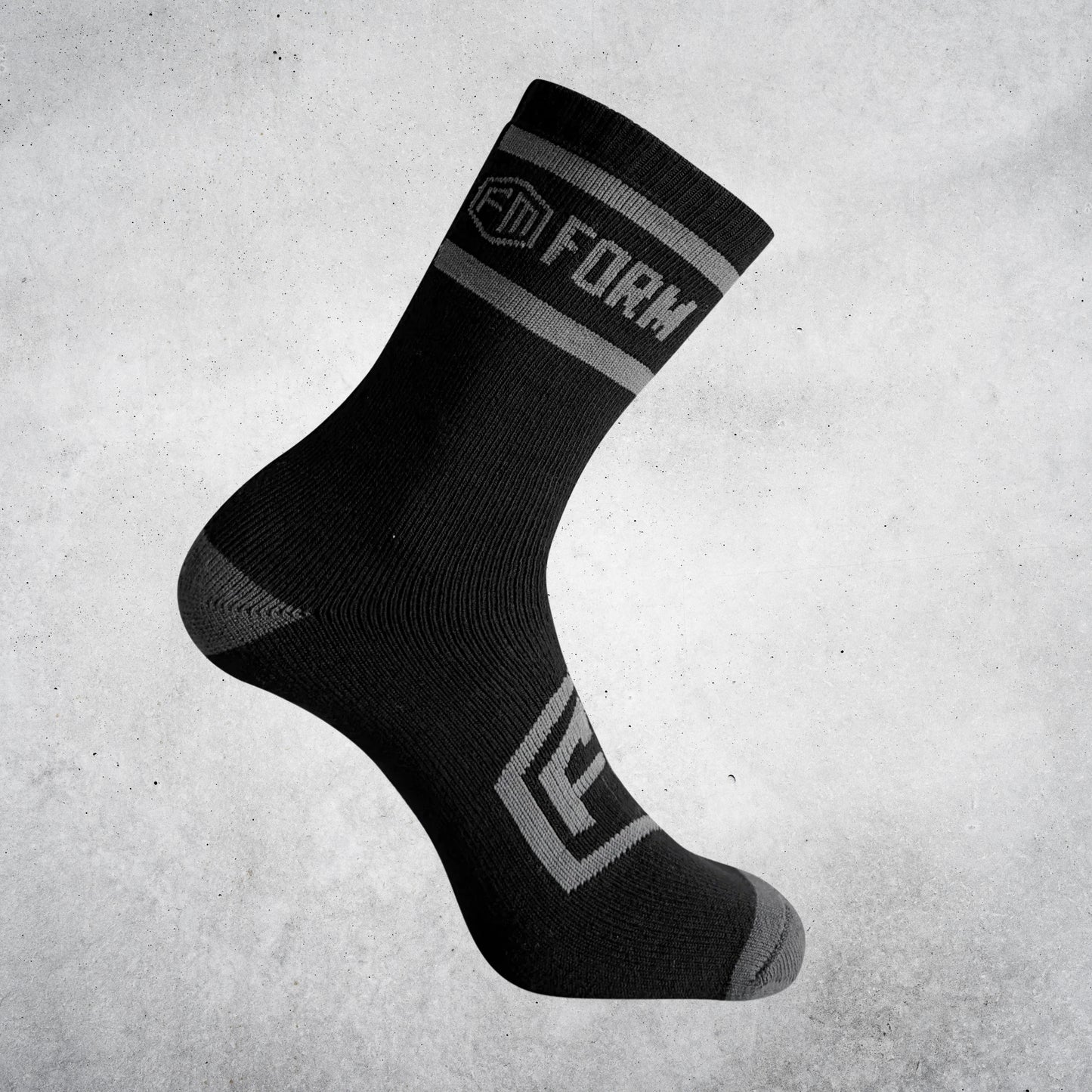 FORM | FS1 3-PACK WORK SOCKS - BLACK