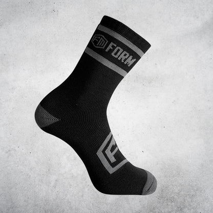 FORM | FS1 3-PACK WORK SOCKS - BLACK