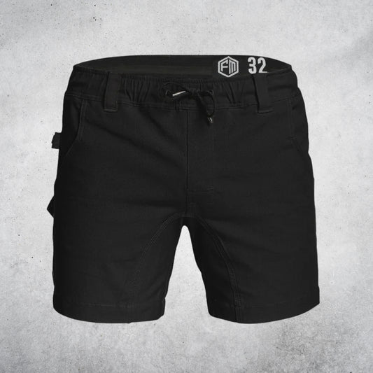 FORM - FB3 | Elastic Work Shorts | Black