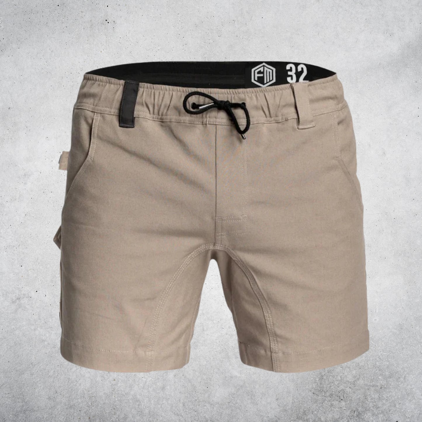 FORM - FB3 | Elastic Work Shorts | Khaki