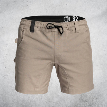 FORM - FB3 | Elastic Work Shorts | Khaki