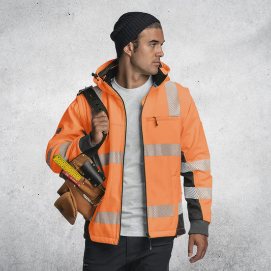 FORM | FT6 Hi Vis Taped Jacket - Orange