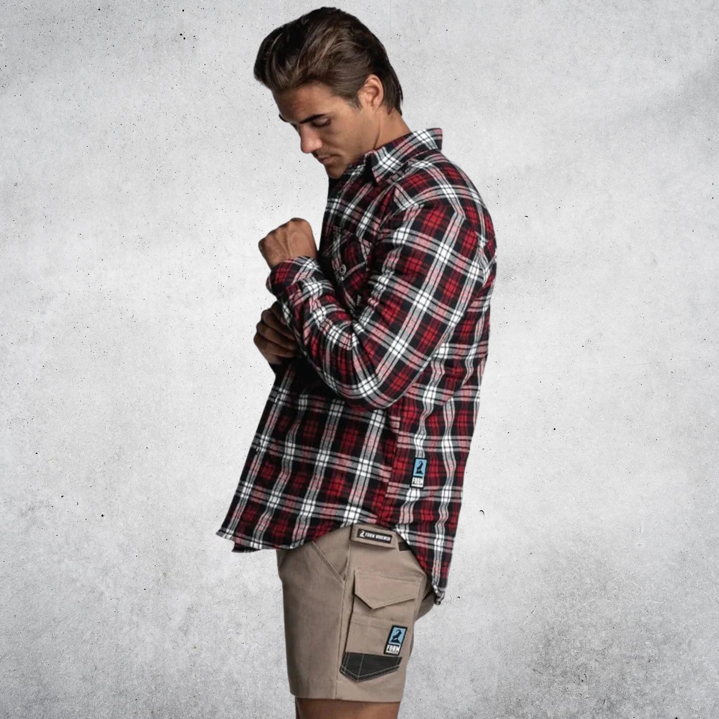 FORM | FT7 Quilted Flannel - Red