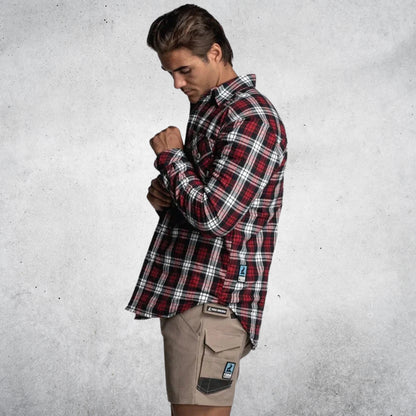 FORM | FT7 Quilted Flannel - Red