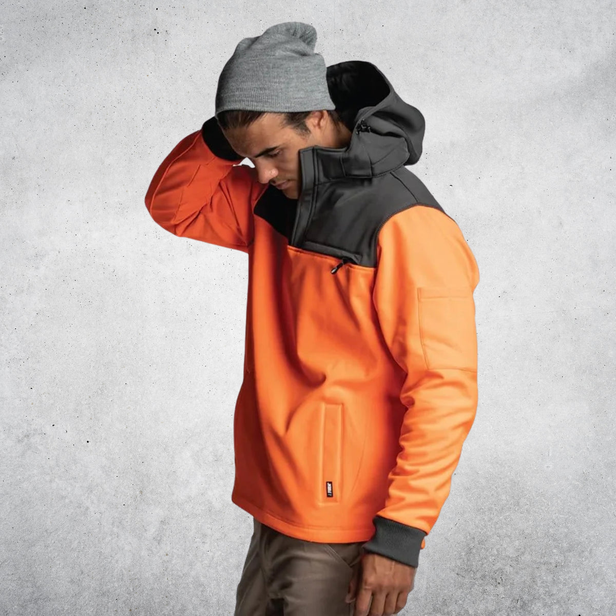 FORM WORKWEAR 2 IN 1 HI VIS HOODIE ORANGE – The Work Pit