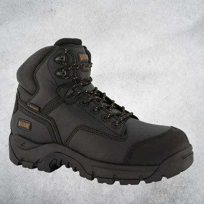 MAGNUM PRECISION MAX SZ CT WATERPROOF WORK BOOTS - BLACK