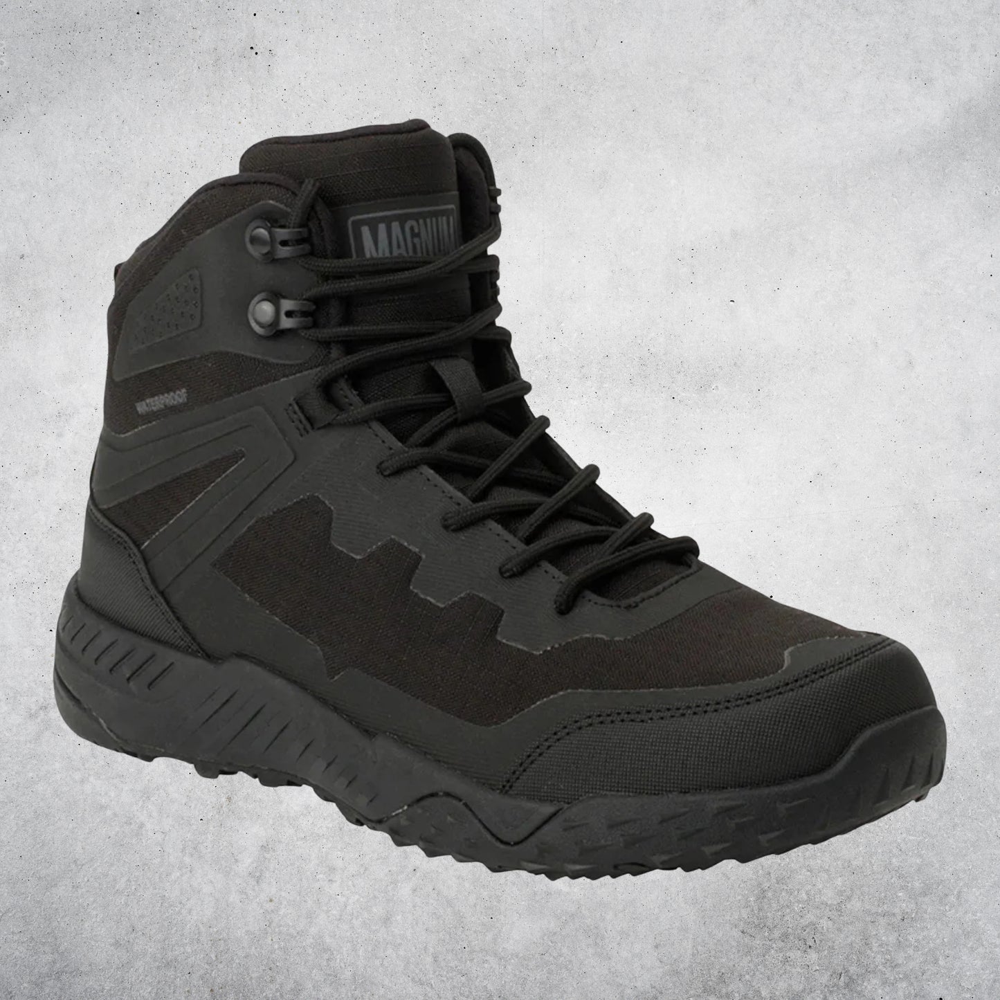 MAGNUM BOXER MID WATERPROOF BOOTS - BLACK