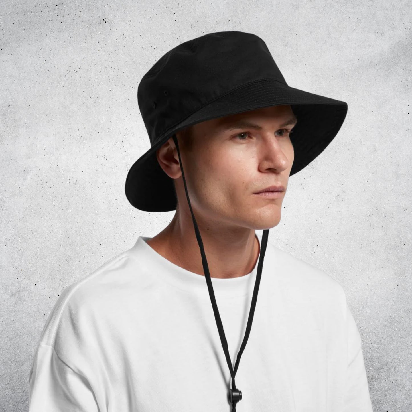 WIDE BRIM NYLON HAT