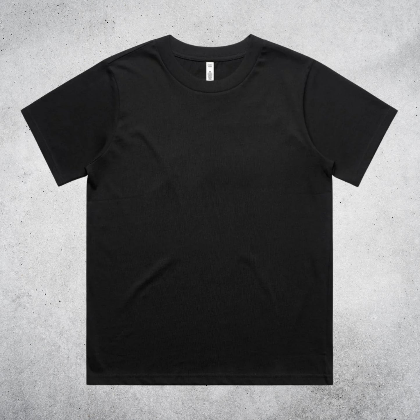 WO'S CLASSIC MINUS TEE (-5CM) - BLACK