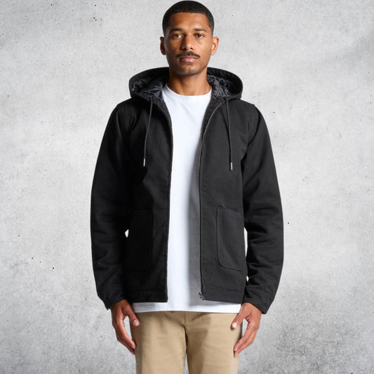AS COLOUR CANVAS HOODED JACKET