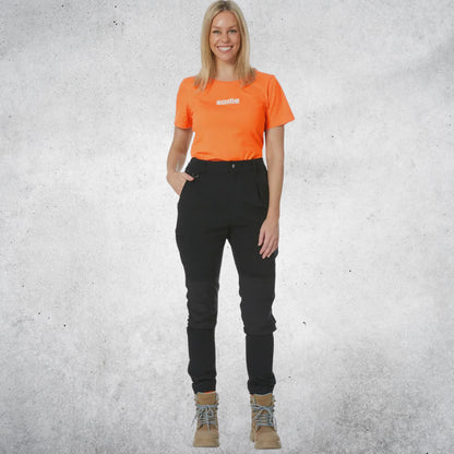 ZADIE WORKWEAR THE WORKZ PANT - BLACK