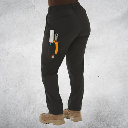 ZADIE WORKWEAR Z-LITE COMFORT WITH 4 WAY STRETCH PANT - BLACK
