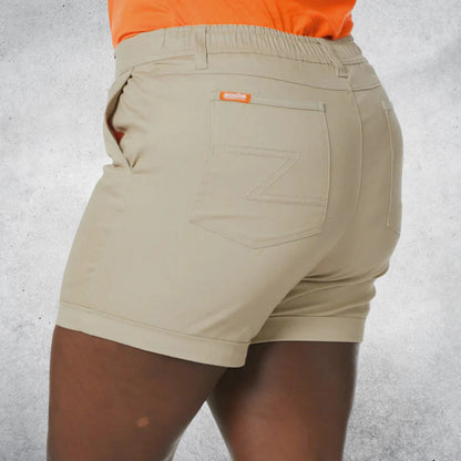ZADIE WORKWEAR THE MIDDY SHORT - STONE