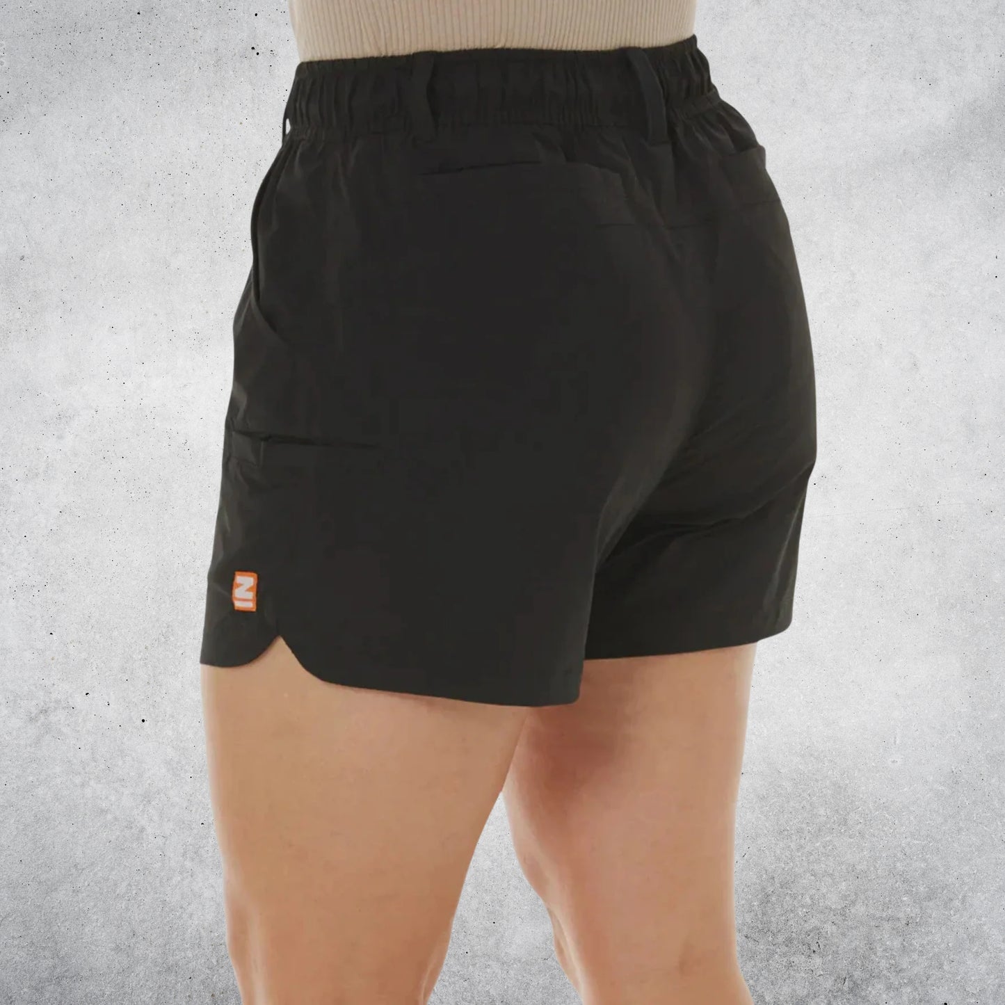 ZADIE WORKWEAR Z-LITE COMFORT WITH 4 WAY STRETCH SHORT - BLACK