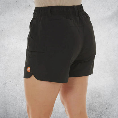 ZADIE WORKWEAR Z-LITE COMFORT WITH 4 WAY STRETCH SHORT - BLACK