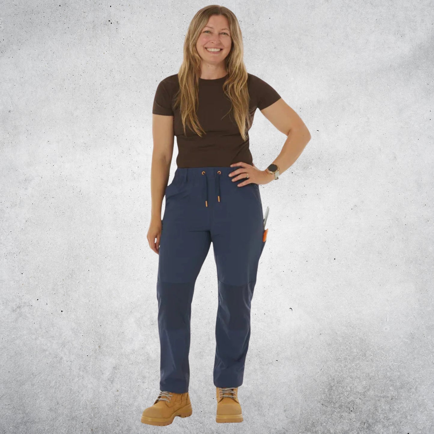 ZADIE WORKWEAR Z-LITE COMFORT WITH 4 WAY STRETCH PANT - NAVY