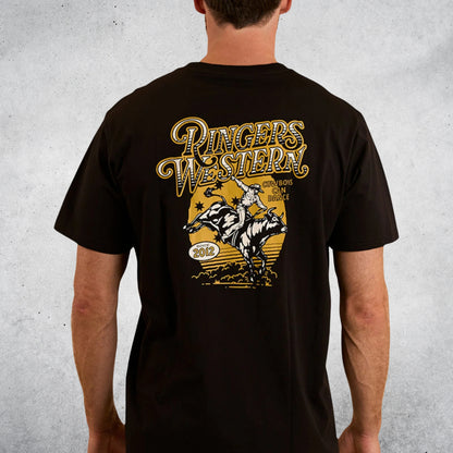 Cowboys can dance Mens Loose Fit T-Shirt - Black & Gold