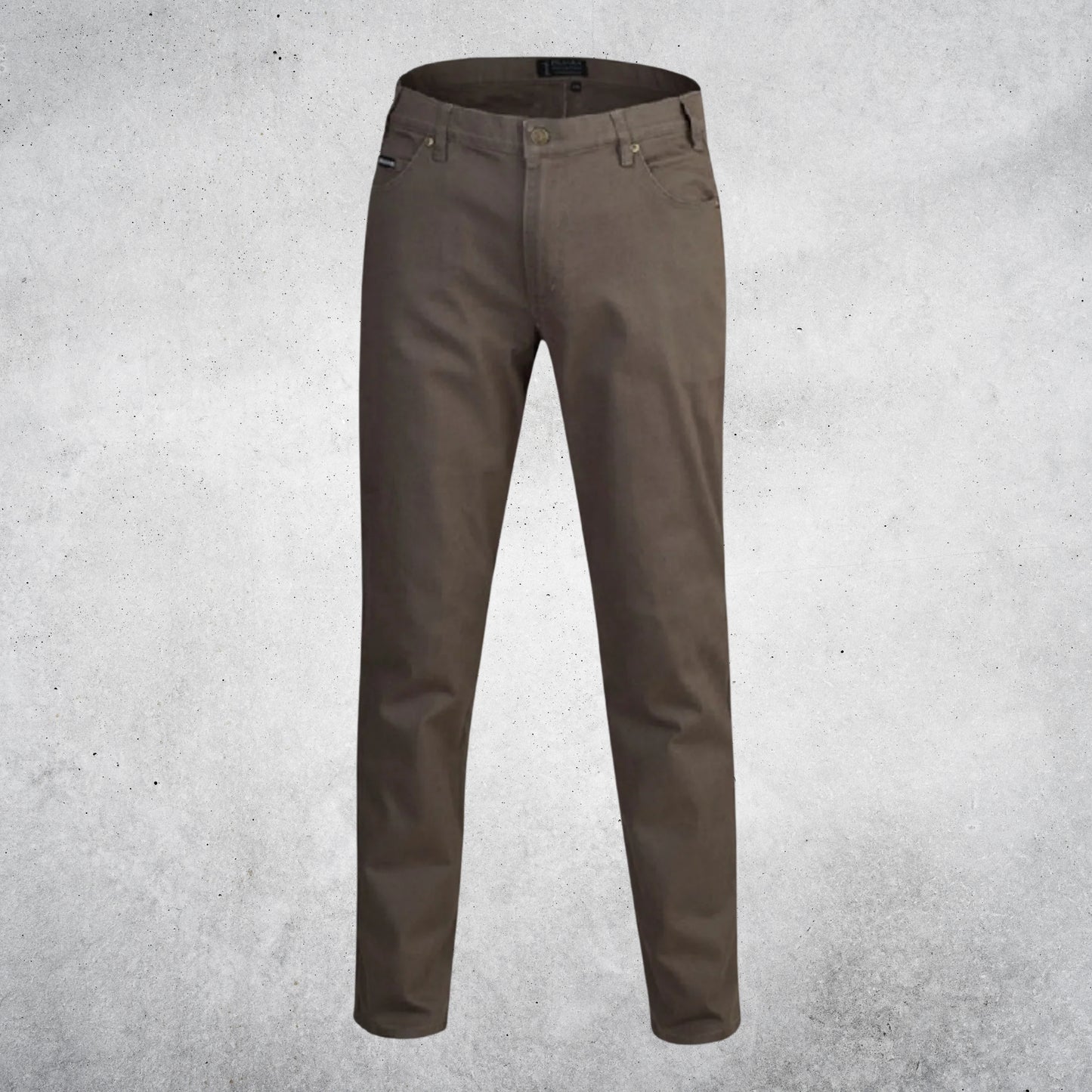 PILBARA MEN'S COTTON STRETCH JEANS - VINTAGE GREY