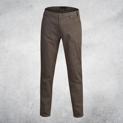 PILBARA MEN'S COTTON STRETCH JEANS - VINTAGE GREY