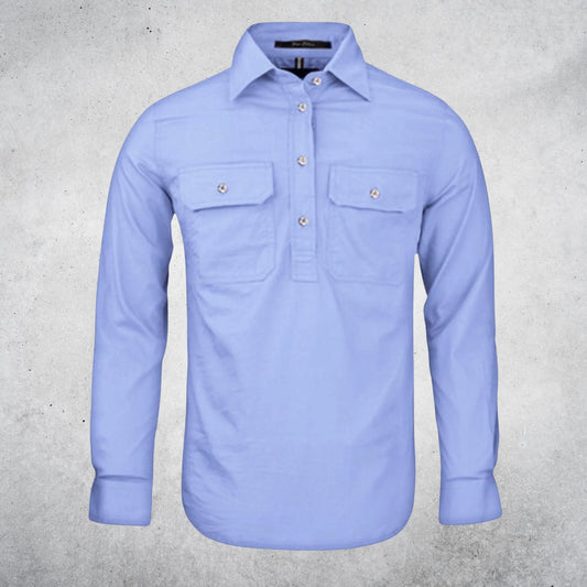 WOMEN'S PILBARA CLOSED FRONT LONG SLEEVE SHIRT