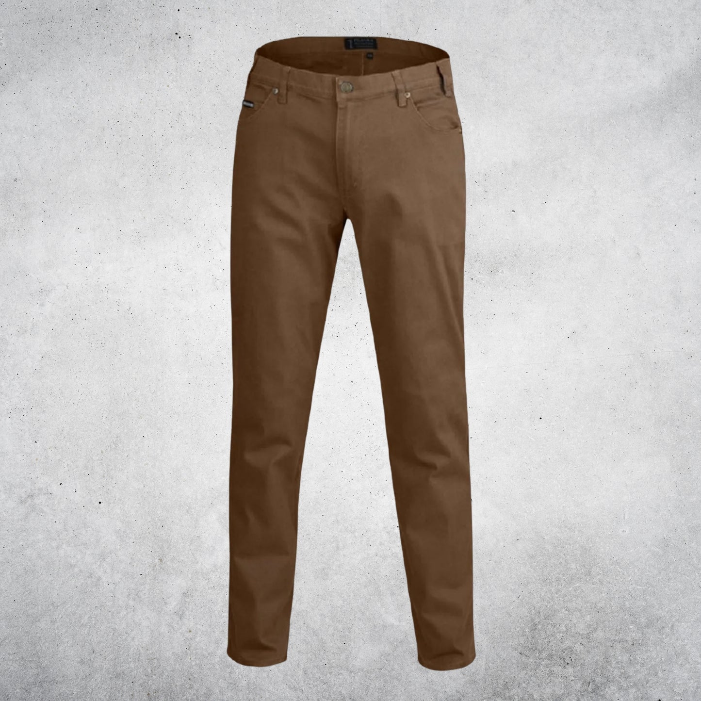 PILBARA MEN'S COTTON STRETCH JEANS - WHISKY